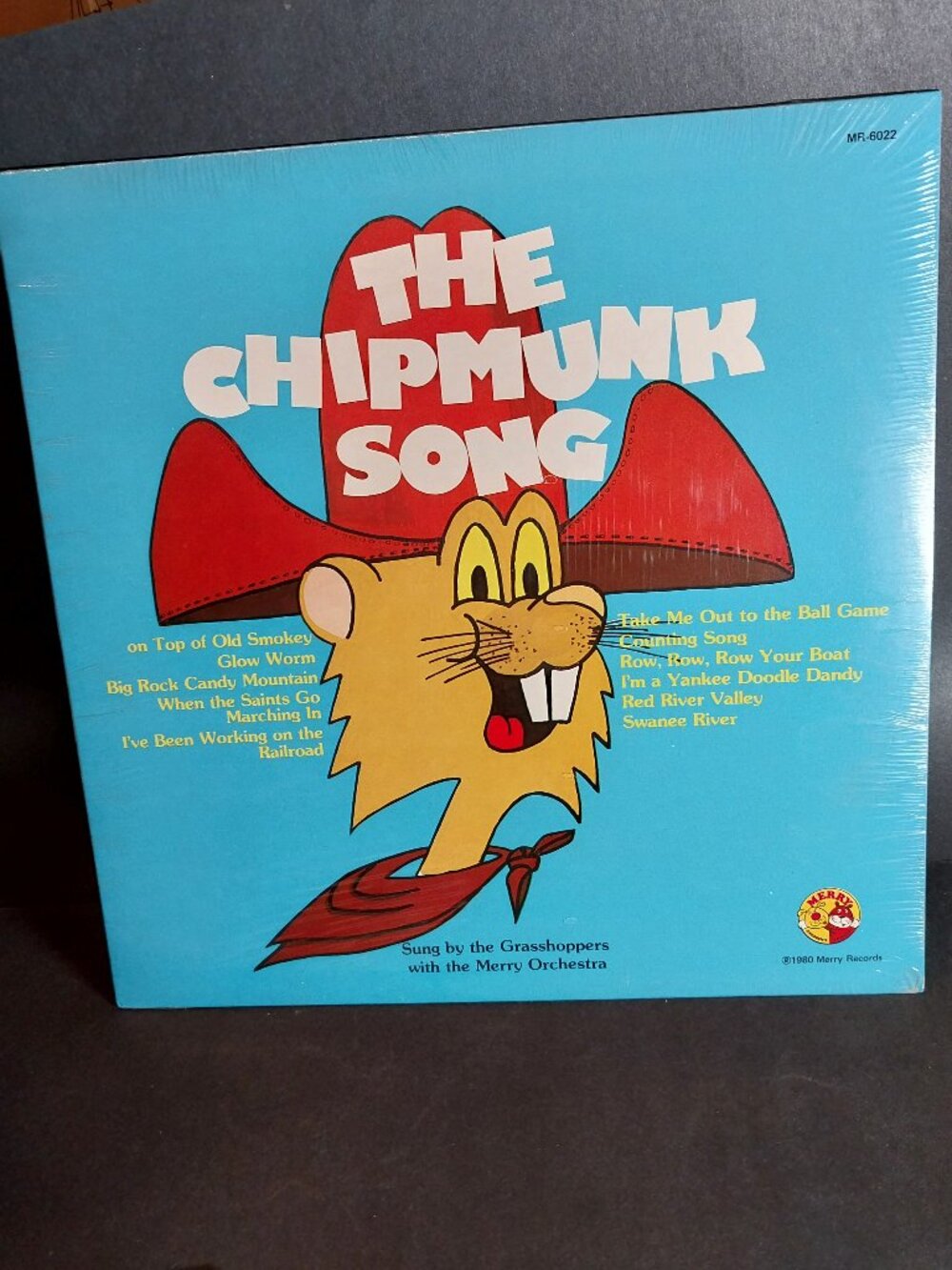 The Chipmunk Song The Grasshoppers LP Merry Records SEALED